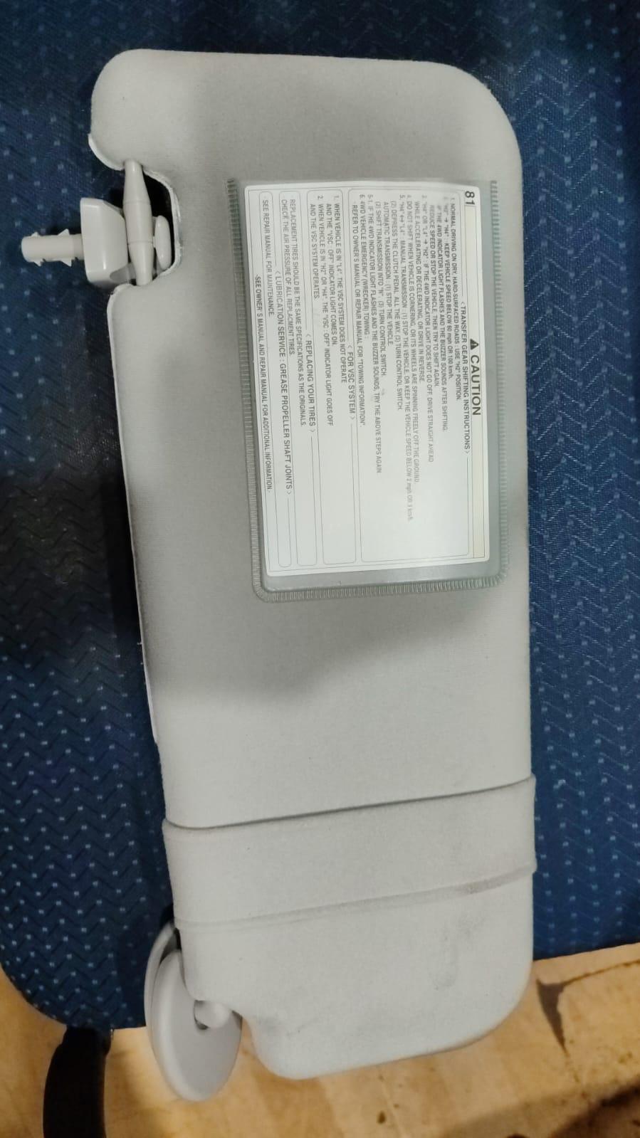 View Auto part Sunvisor Toyota Fortuner 2017